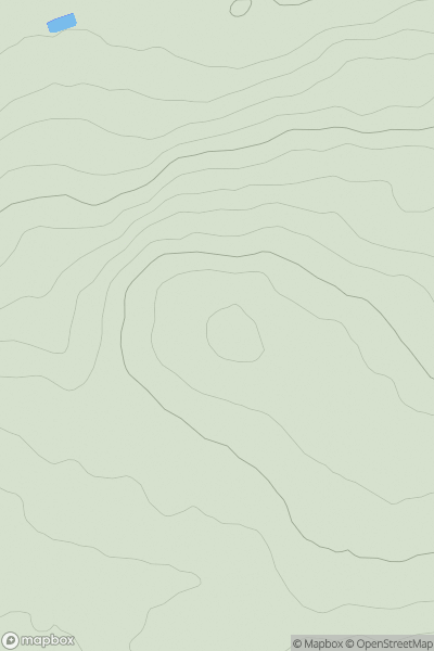 Thumbnail image for Mellor Moor [Lancashire, Cheshire and S Pennines] [SD657312] showing contour plot for surrounding peak